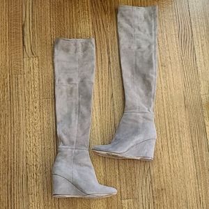 Cos Thigh High Suede Boots